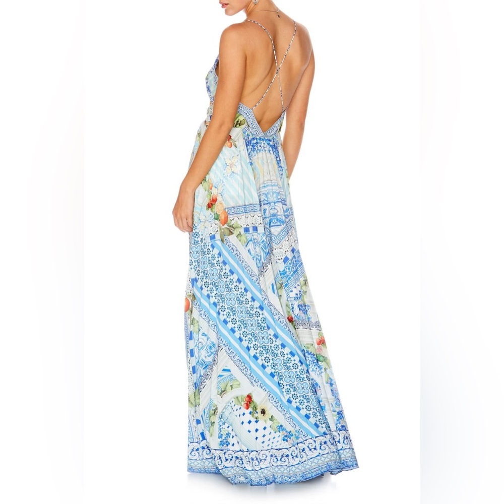 Camilla pleated slip dress open back - Picture 7 of 12